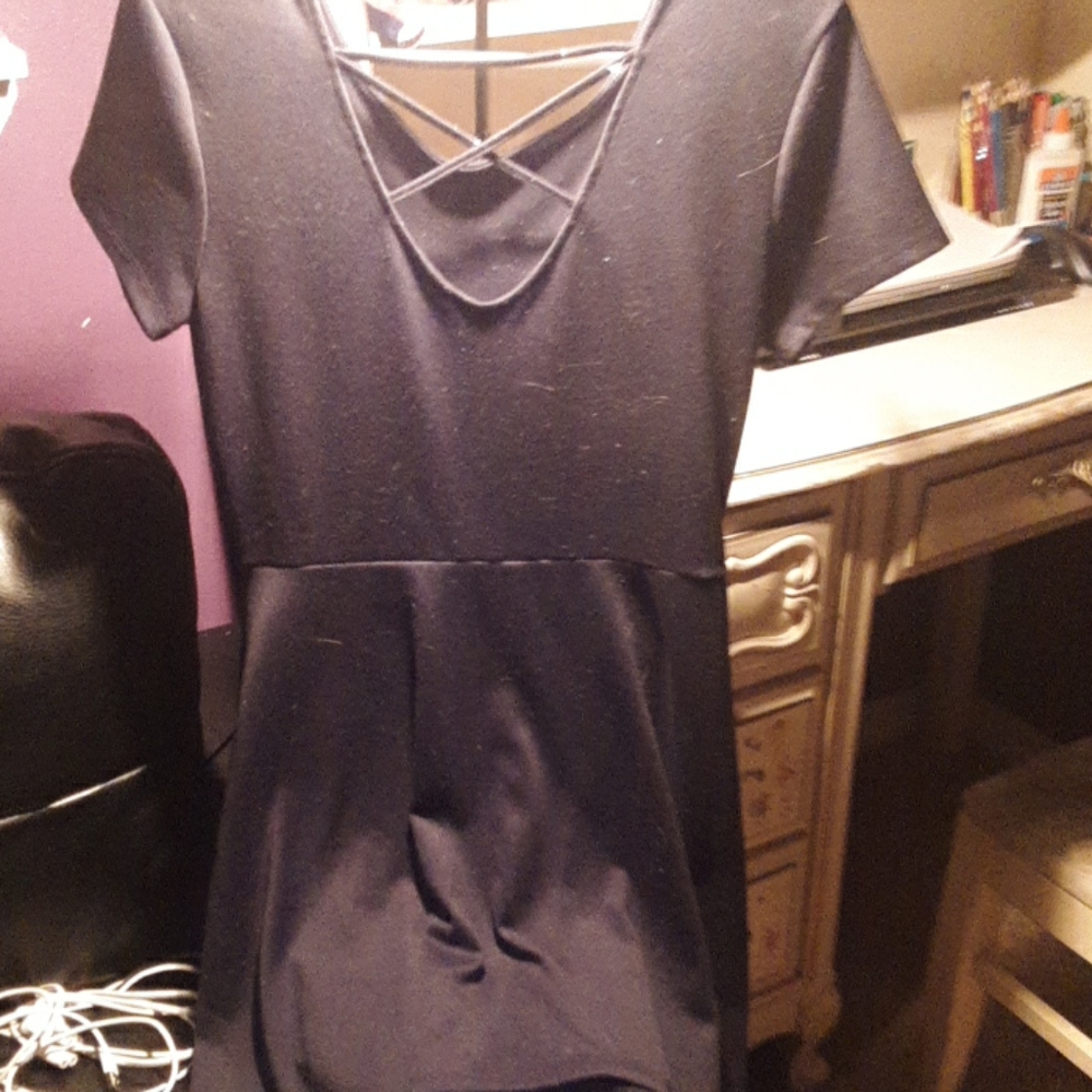 A black dress